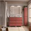 Mueble de baño Noja con patas 6 cajones doble seno red satin 120 cm de Salgar